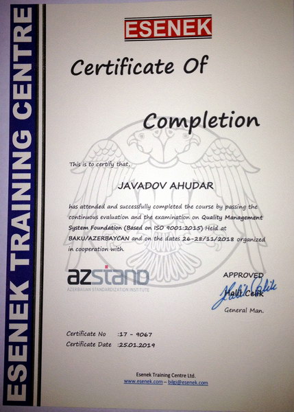 ISO 9001 (System foundation)